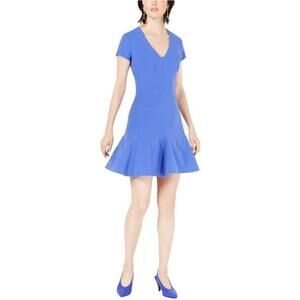 Bar III Womens Seam Detail Fit And Flare Dress Size 8